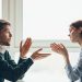man and woman having an argument